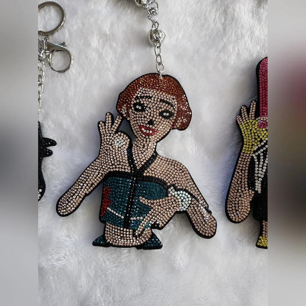 KPop Demon Hunters HUNTR/X Key Chain Bag Charm Set